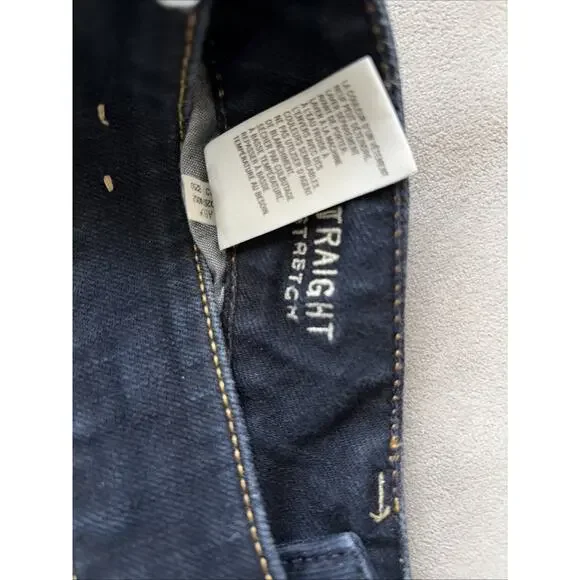 American Eagle Outfitters Women's Jeans Size 4 Straight Stretch Blue - Picture 7 of 7